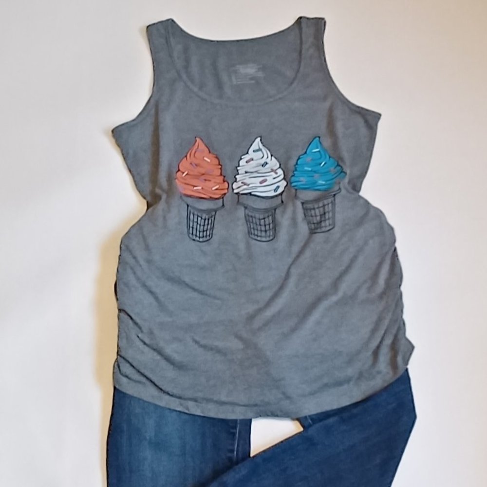 MATERNITY ICE CREAM TANK